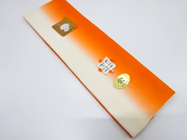 JAPANESE KIMONO / ANTIQUE CLOTH FOR HAKKAKE / SILK / BOKASHI